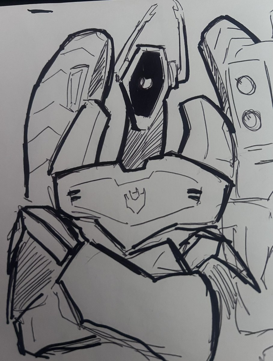 naris33072's tweet image. doodles again #bumblebee #blitzwing #shockwave #tfa