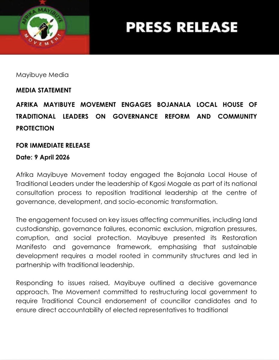 AFRIKA Mayibuye tweet media