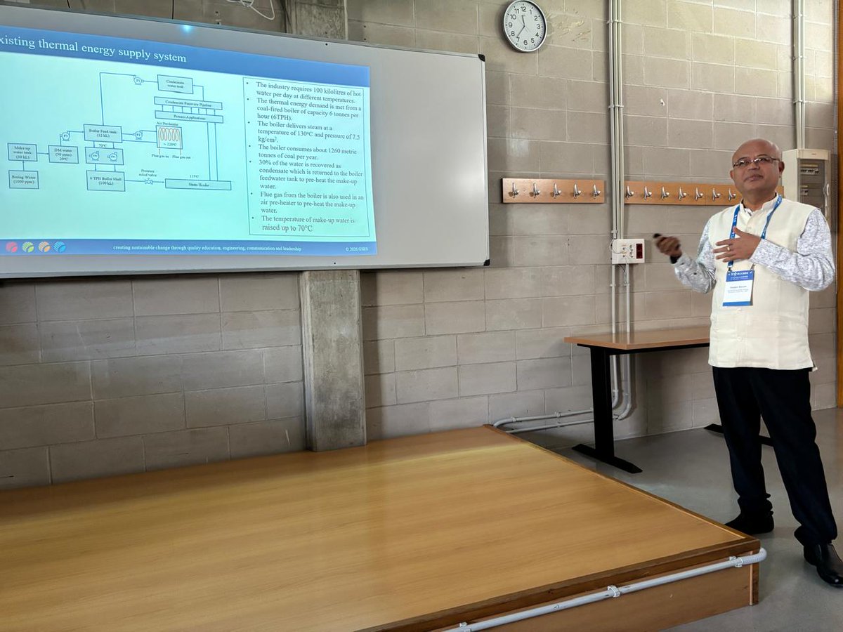 Decarbonizing heat is the next frontier 🌍

On April 9' 26, Dr. Dwipen Boruah presented a CST feasibility study for textile process heat at Mallorca.

Highlighting CST’s role in low-carbon industry because energy transition goes beyond electricity to transforming heat and impact.