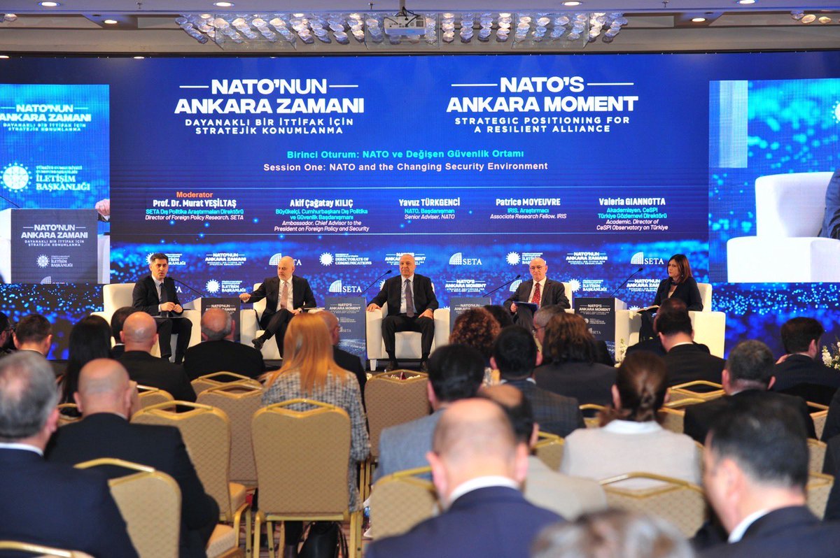 tayfunrslan's tweet photo. İletişim Başkanlığı ve SETA Vakfı tarafından düzenlenen "NATO'nun Ankara Zamanı: Dayan��klı Bir İttifak İçin Stratejik Konumlanma" konulu  konferansında, değişen güvenlik ortamında NATO’nun geleceğine dair ufuk açıcı görüşler paylaşıldı. @iletisim @setavakfi https://t.co/1YIGzLBkN7