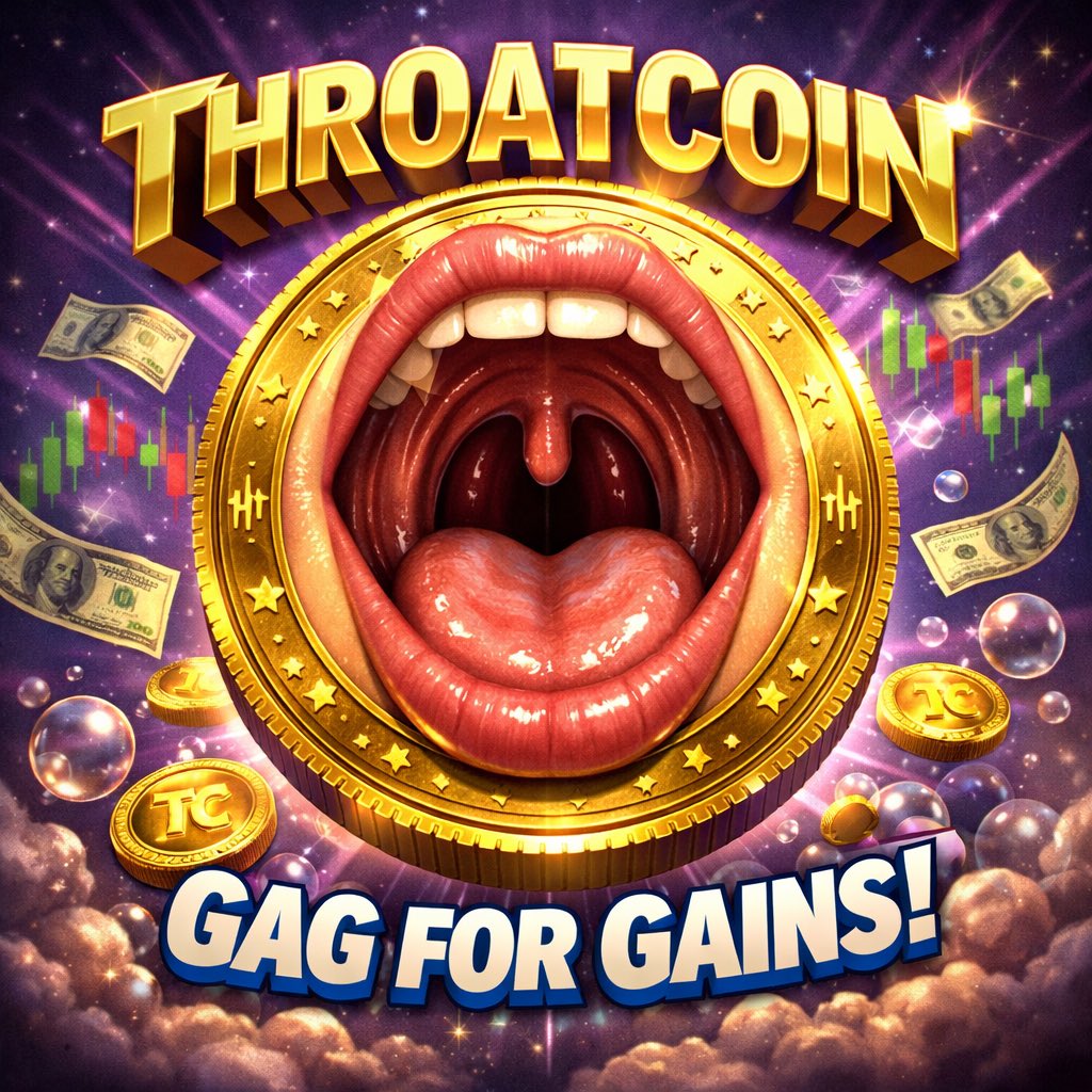 Don’t get $Throat Fucked and miss out on the next Buttcoin and Titcoin. Buy $Throat or you’re gay. 🏳️‍🌈 
Ca:

7VyqAJHeBVTNnHwJwV8Z5i227TbHpbMSMRQFiga5pump