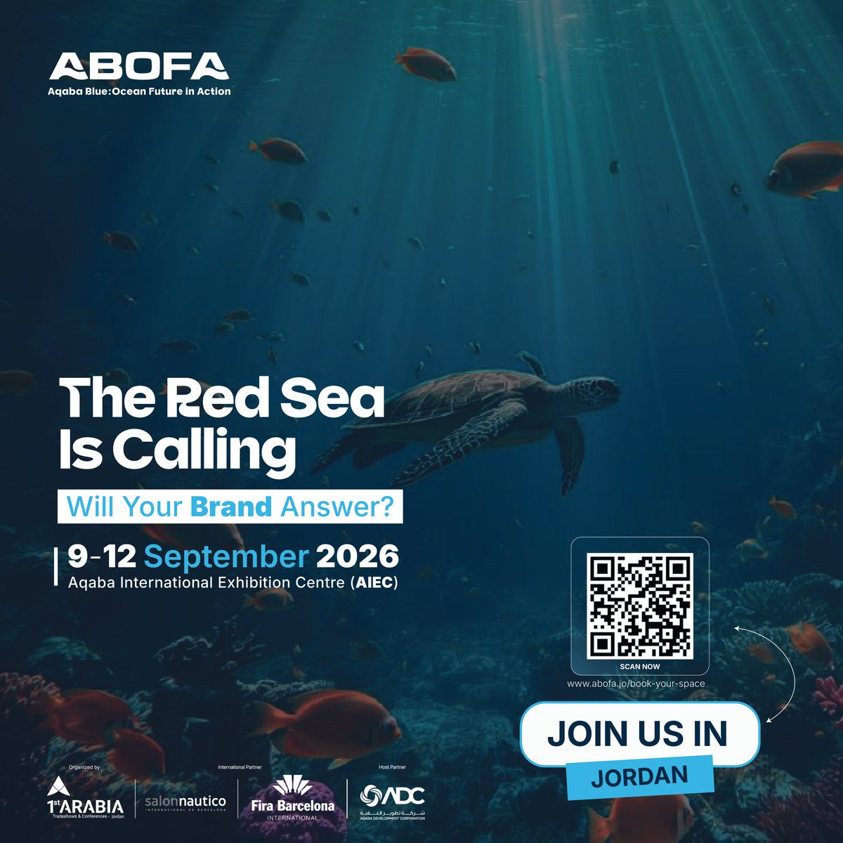 JredsJ's tweet photo. ABOFA 2026 is your gateway to the heart. Showcase your brand alongside global leaders in diving, marine technology, water sports, and ocean innovation right on the shores of the Red Sea.
📅 9–12 September 2026
Book Now 🔗 https://t.co/A4FTTWOjTn https://t.co/I5w5cprKPU