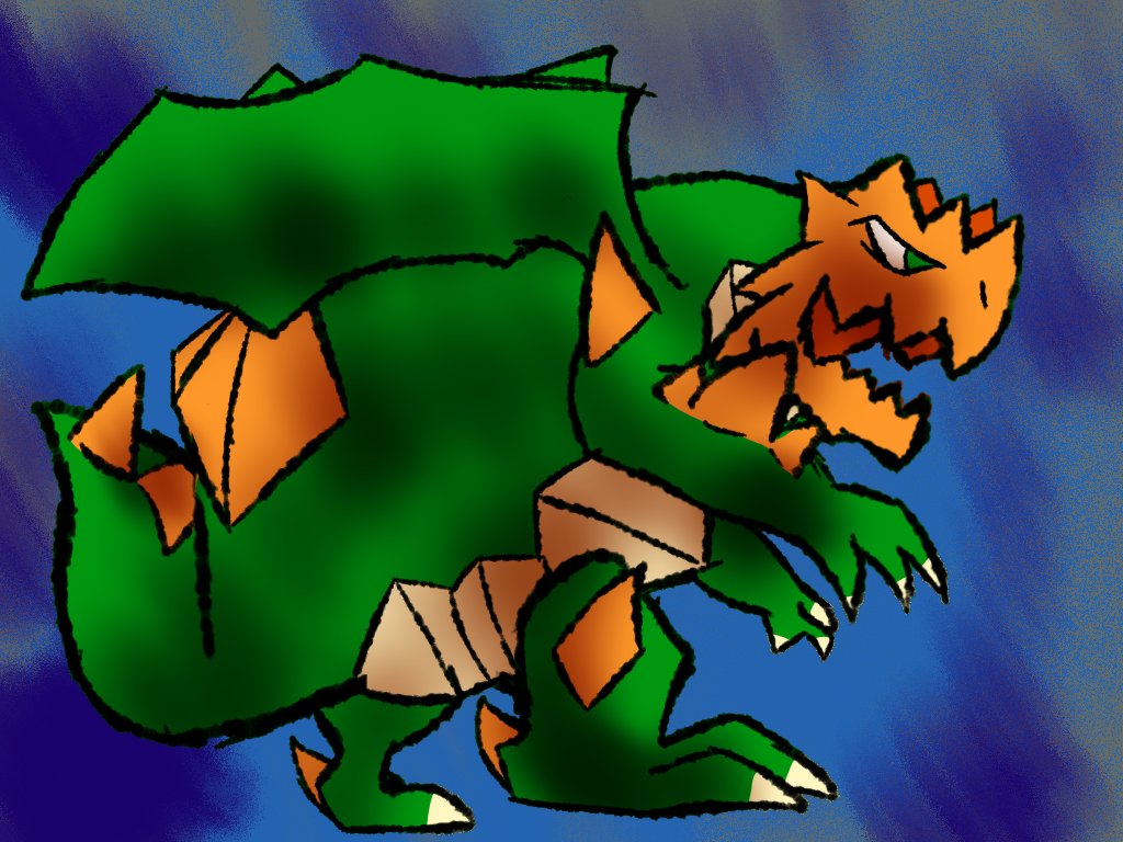 LoafyWherewolf's tweet image. #pokemon #druddigon #art #dragon