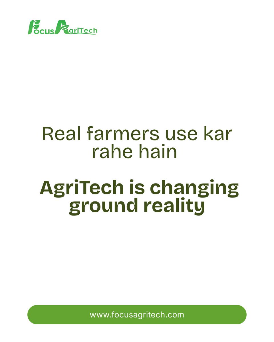 focusagritech's tweet photo. 17-year-old.
Built an agri app.

Smart irrigation →
Less water
Lower cost
Better crops

Real farmers are using it.

This is the future of farming.

Follow for more agri innovations. https://t.co/FXksuTmCa9