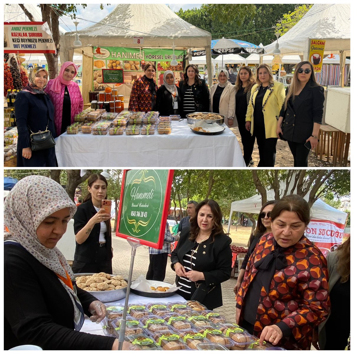 Hacer_Soylemez1's tweet photo. 📍Seyhan - Merkez Park

Adana’nın kültürel zenginliğini ve üretim gücünü bir araya getiren Kültür ve Turizm Bakanlığı Kültür Yolu Festivalleri kapsamında düzenlenen Portakal Çiçeği Festivali’nde, şehrimizin bereketini ve emeğini bir kez daha yerinde görme fırsatı bulduk.

AK Parti Genel Merkez Ekonomi İşleri Birim Başkanımız Sayın @BozdagHatice ’ın katılımıyla gerçekleştirdiğimiz programda, kadın kooperatiflerimizi ziyaret ederek emek dolu üretim süreçlerine tanıklık ettik. Kadınlarımızın azmi, üretkenliği ve dayanışma ruhu bizlere hem ilham verdi hem de gururlandırdı.

Her bir ürünün ardında sabır, alın teri ve büyük bir özveri olduğunu görmek; kadın emeğinin ekonomiye kattığı değeri bir kez daha gözler önüne serdi. Kadın kooperatiflerimiz sadece üretim değil, aynı zamanda birlik, dayanışma ve güç birliğinin en güzel örneklerini ortaya koymaktadır.