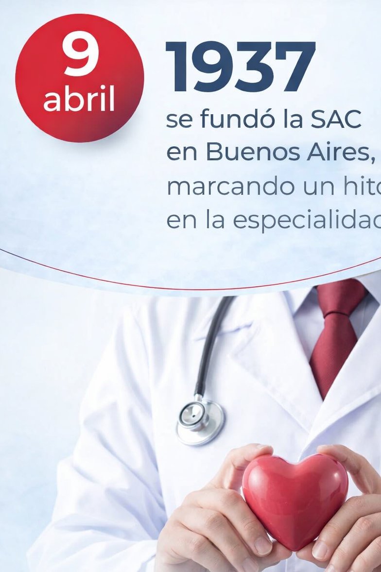 clinicasac's tweet photo. ❤️Hoy celebramos el Día de la Cardiología Argentina.

Una oportunidad para reconocer el compromiso, la dedicación y el rigor científico de los cardiólogos que trabajan c/ día para prevenir, diagnosticar y tratar la enfermedad cardiovascular, principal causa de muerte a nivel 🌐 https://t.co/hnI4mSgnI2