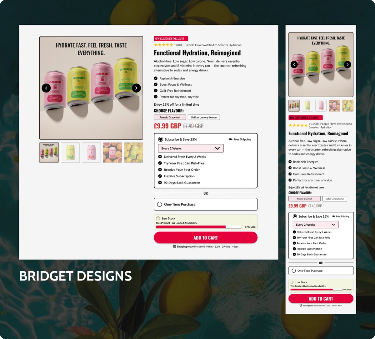 Bridget Boboye ll Ecom Landing Pages tweet media