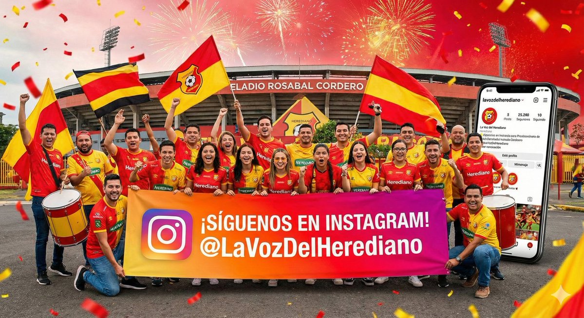 La Voz del Herediano está en Instagram, búscanos y síguenos por esta otra plataforma, y ayúdanos a crecer por aquí también. 

La Voz del Herediano