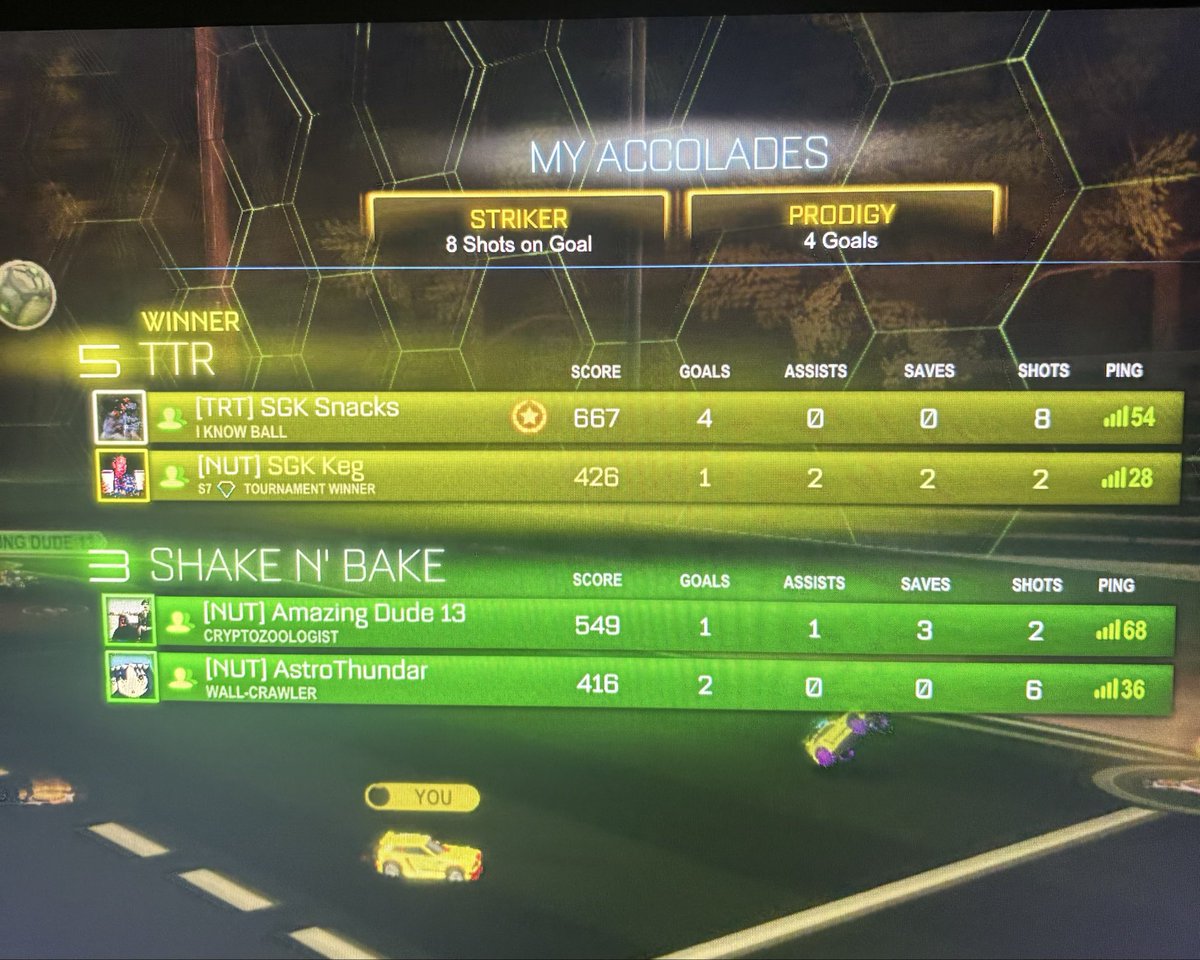 MayhemRLA's tweet photo. TTR defeat Shake n’ Bake! @TylerGist09 @keagan_titmuss https://t.co/6ZcexZLjCp