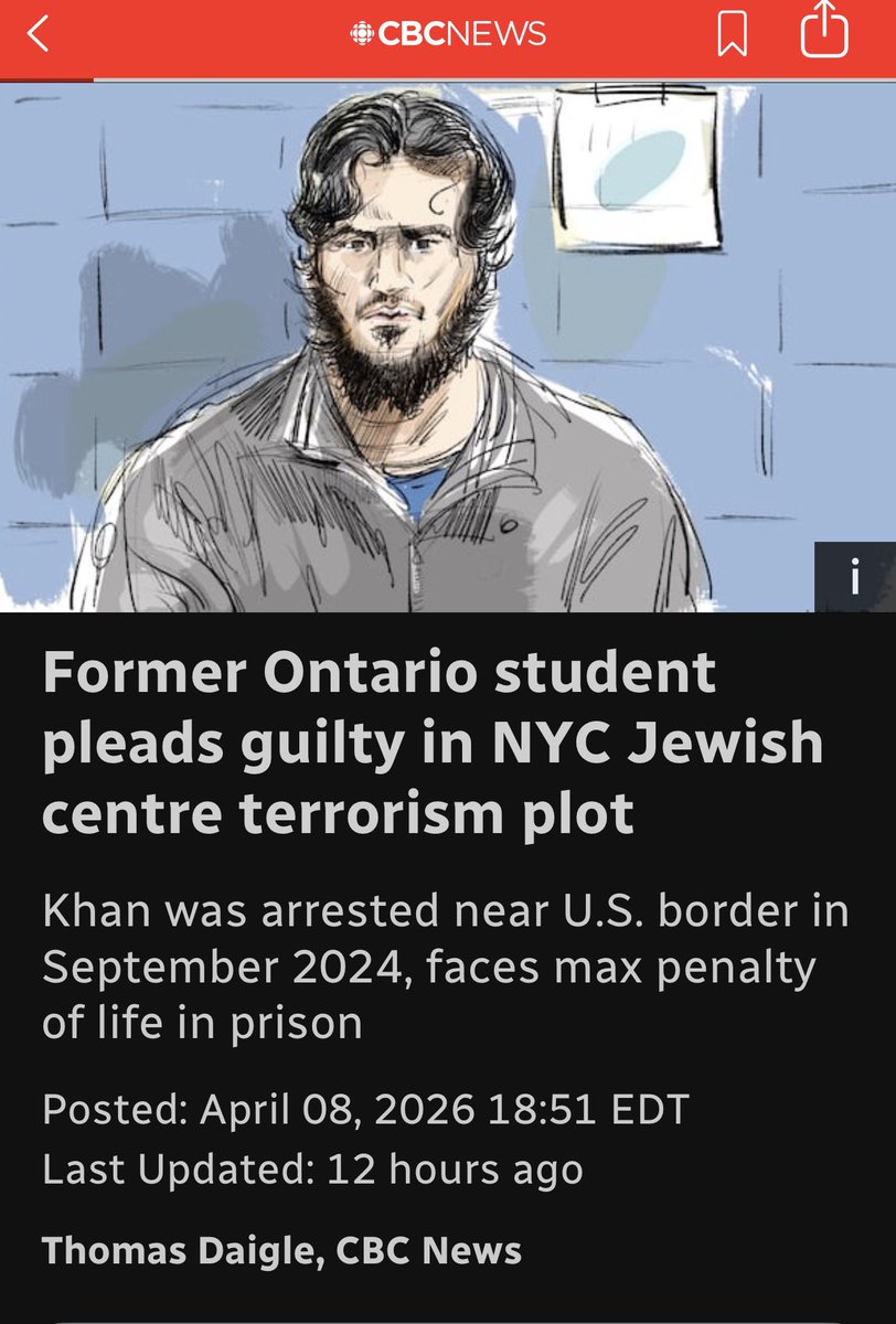 ShamirIdit's tweet image. 𝐀𝐧 𝐈𝐒𝐈𝐒 𝐬𝐮𝐩𝐩𝐨𝐫𝐭𝐞𝐫 𝐰𝐡𝐨 𝐜𝐚𝐦𝐞 𝐭𝐨 𝐂𝐚𝐧𝐚𝐝𝐚 𝐨𝐧 𝐚 𝐬𝐭𝐮𝐝𝐲 𝐩𝐞𝐫𝐦𝐢𝐭 𝐩𝐥𝐞𝐚𝐝𝐞𝐝 𝐠𝐮𝐢𝐥𝐭𝐲 𝐭𝐨 𝐚 𝐭𝐞𝐫𝐫𝐨𝐫𝐢𝐬𝐦 𝐜𝐡𝐚𝐫𝐠𝐞

Muhammad Shahzeb Khan came to Canada on a study permit. 

He did not, in the end, study much.

He planned a mass