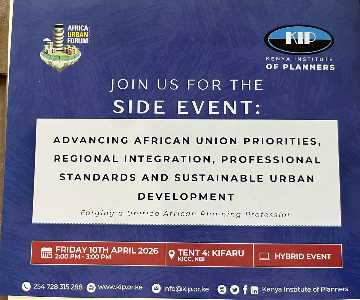 Ritho_Planner's tweet photo. See you tomorrow for the side event by @PLANNINGKe https://t.co/dWMkU8kVnH