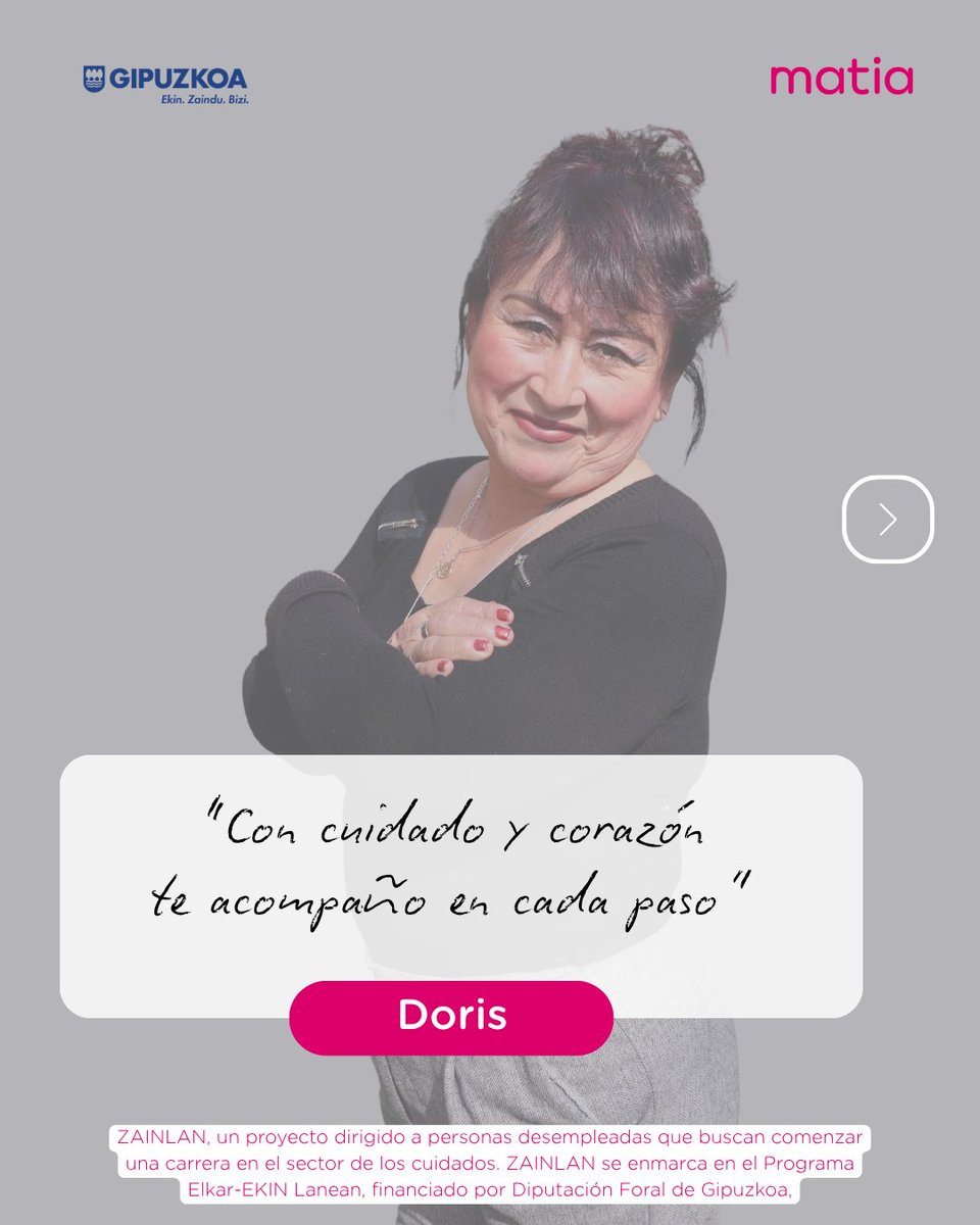 MatiaFundazioa's tweet image. 💙Hoy os acercamos testimonios de participantes en Zainlan, un programa de formación dual que combina teoría y práctica en centros de Matia, con un enfoque centrado en la persona, basado en derechos y con mirada comunitaria.

#ACP #Formación #CertificadoProfesional #Zainlan (1/3)