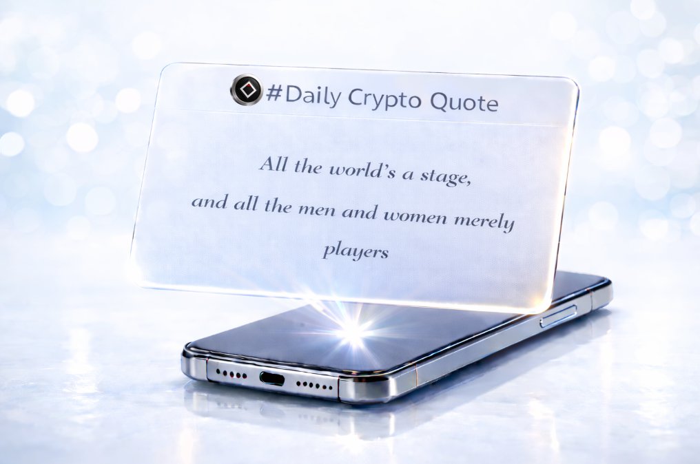 TEX_Wallet's tweet photo. ☝️ #TEX_Quote

“ All the world’s a stage, and all the men and women merely players ”
— ?

📌In crypto, everyone plays their role — traders, builders, holders. The key is knowing your role in the game.

Guess the writer in the comments👇💬
Drop one word + #TEX_Wallet