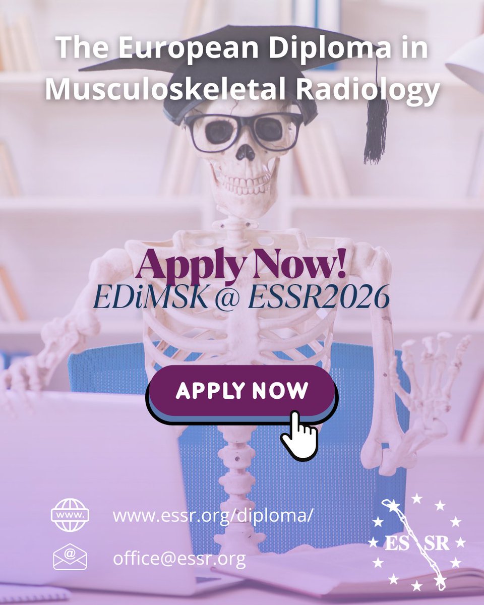 European Society of Musculoskeletal Radiology tweet media