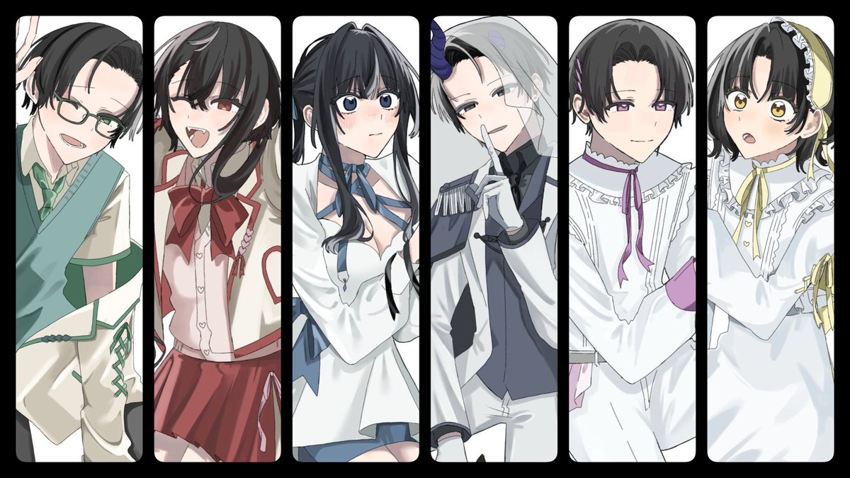 また6人の誕生日を描ききれて嬉しい♪