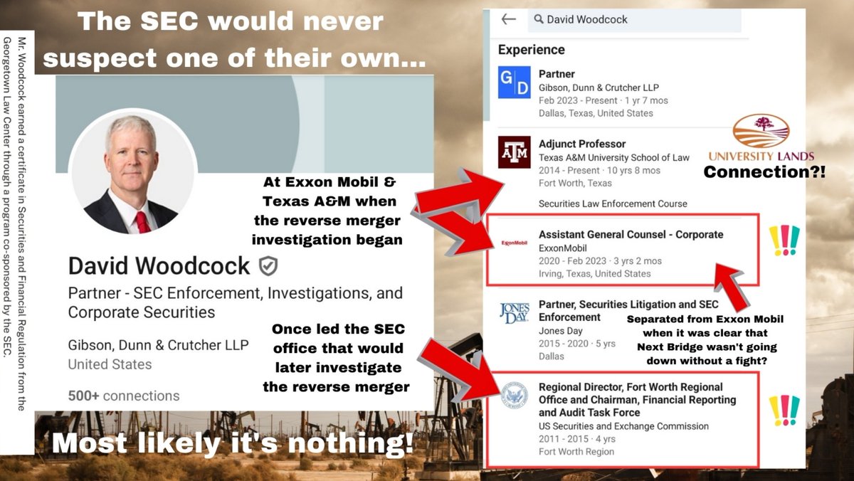 RareDealsHere's tweet photo. We know that @SECPaulSAtkins is aware of the issue that is MMTLP.

The @SECGov Head of Enforcement left abruptly, and now they're appointing the former Head of the SEC Fort Worth Regional Office, David Woodcock.

The biggest problem with this from my perspective is that it's the SEC Fort Worth office that filed frivolous charges against @johnbrda & @palikaras, seemingly to distract from the Congressional support that the MMTLP Community garnered.

So if there's evidence to suggest foul play on behalf of SEC Fort Worth, are we supposed to believe their former boss isn't gonna pretend he didn't see anything? 

This is a conflict of interest!