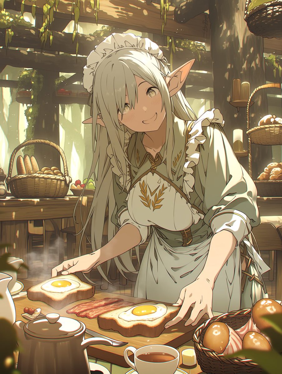 uenrura's tweet image. Good morning to everyone on the other side of the world 🌍☀️
Fresh toast, golden eggs…
Breakfast is ready whenever you are 🍳🍞☕

#BreakfastTime #CozyMorning #Elf