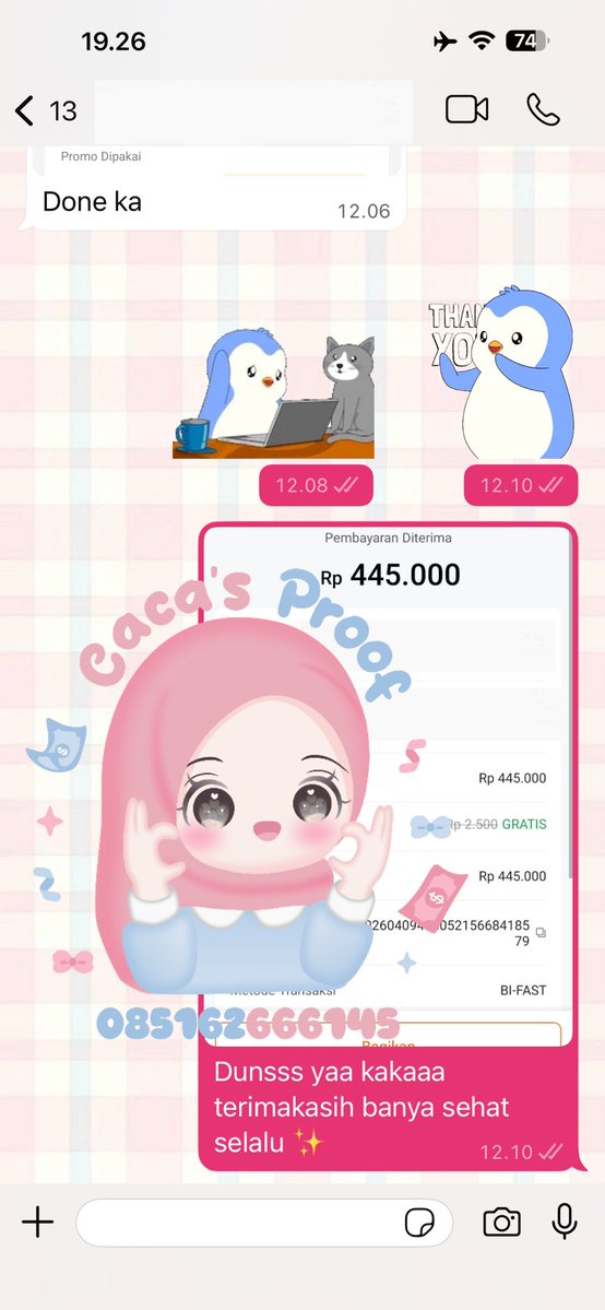 Caca ♡ ⃗ | WA di bio tweet media