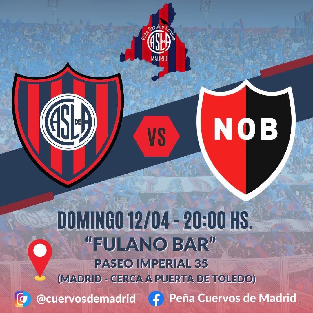 Peña Osvaldo Soriano - Cuervos de Madrid tweet media