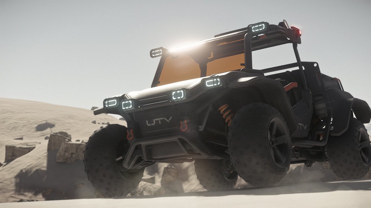 CornuUni's tweet image. Vroom 🌬️🌬️

#StarCitizen #screenshot #UTV #Greycat #Vehicle #car #vrooom #paint #WildernessCamo