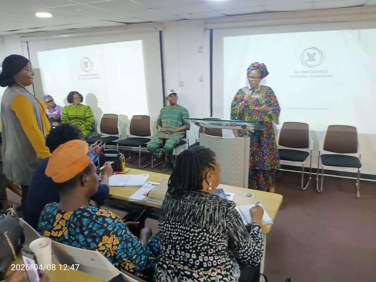 Tescom_Lagos's tweet photo. Lagos deepens teachers skills with training on Digital Pedagogy and Artificial Intelligence AI
Read more @ https://t.co/hh3yWAl2Es https://t.co/vsYyKCc0mK