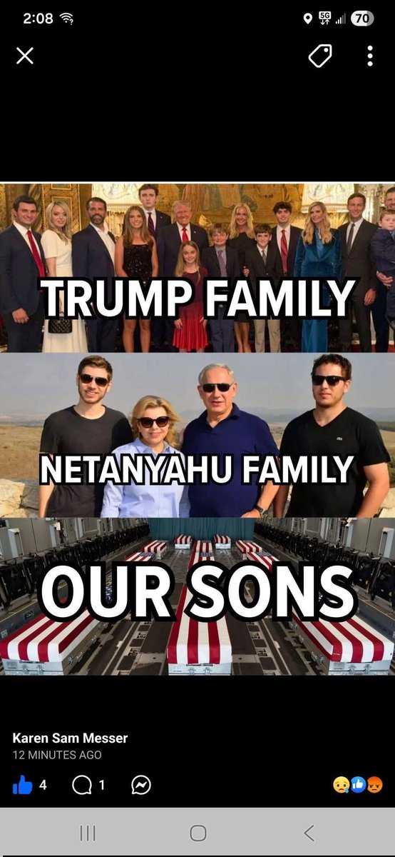 Theauthor57's tweet photo. For those of you who support this ILLEGAL WAR for the synagogue of satan (Rev 2:9 &amp; 3:9) GO FIGHT IT! Be BOOTS ON THE GROUND, &amp; DIE for donald trump https://t.co/SLnjo9vjiS