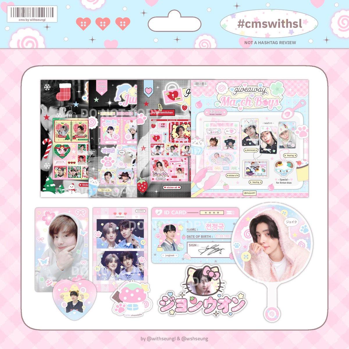 withseungl's tweet photo. 𐙚 — kindly rt ⊹
🗓️ commission open 🍒
* เริ่มงานคิวแรกวันที่ 15 เมษายน *
รายละเอียดงานที่รับทำ & เรทราคา ⸝ ⸝ in mention
♥︎ ระยะเวลา 3-7 วัน ขึ้นอยู่กับงาน ♥︎
ตัวอย่างงาน — #cmswithsl
🍀 สนใจ DM มาสอบถามก่อนได้ค่ะ
#รับออกแบบ #รับออกแบบgiveaway #รับออกแบบของแจก https://t.co/k5cVez1FMg