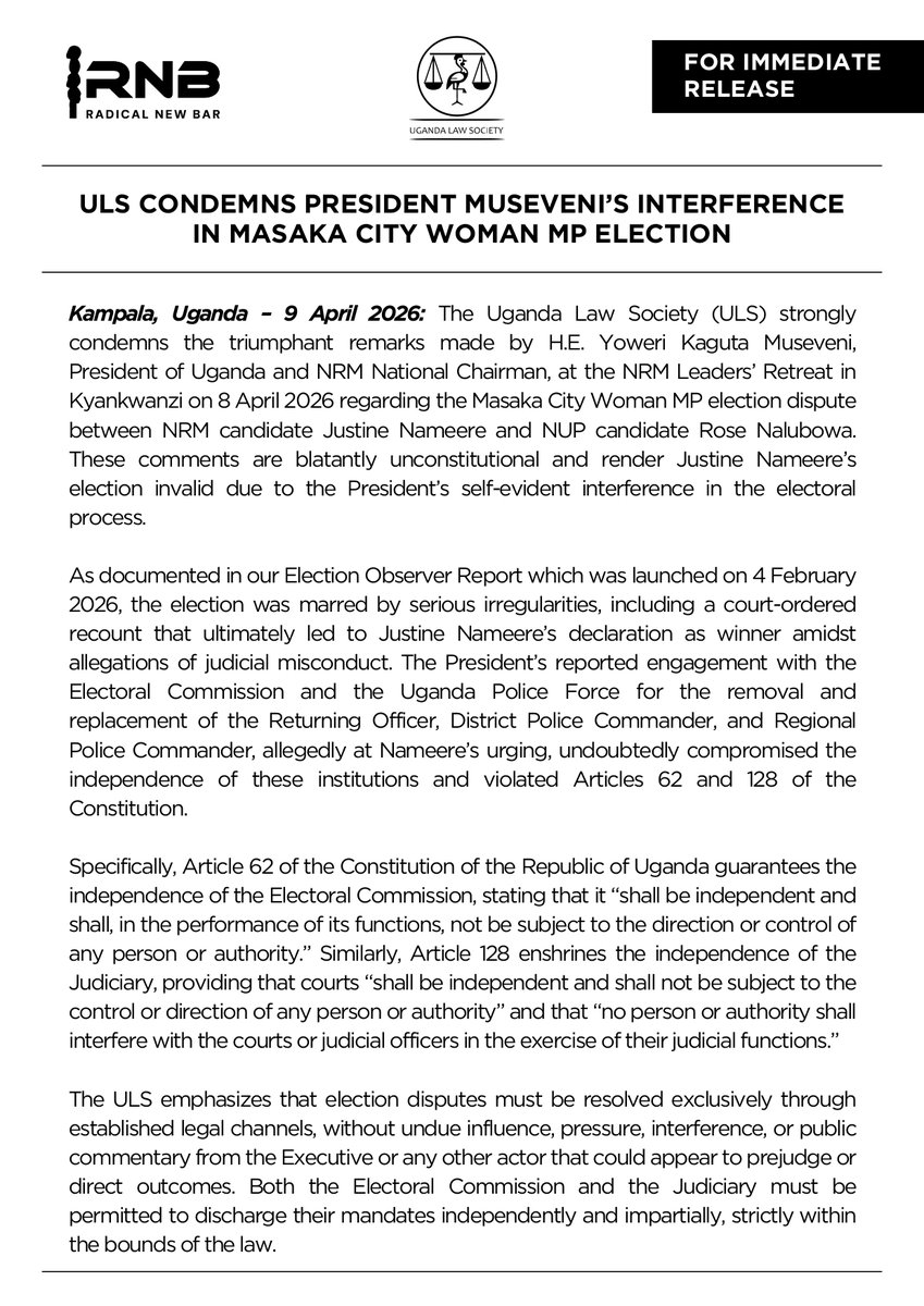 Uganda Law Society tweet media