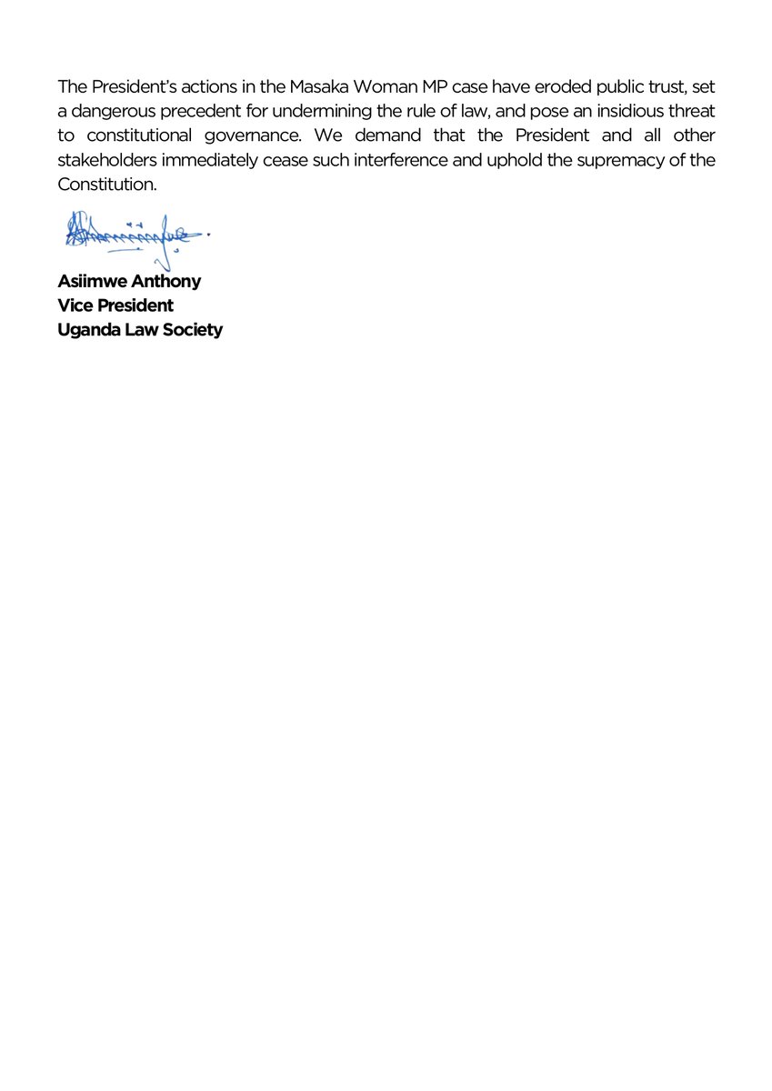 Uganda Law Society tweet media