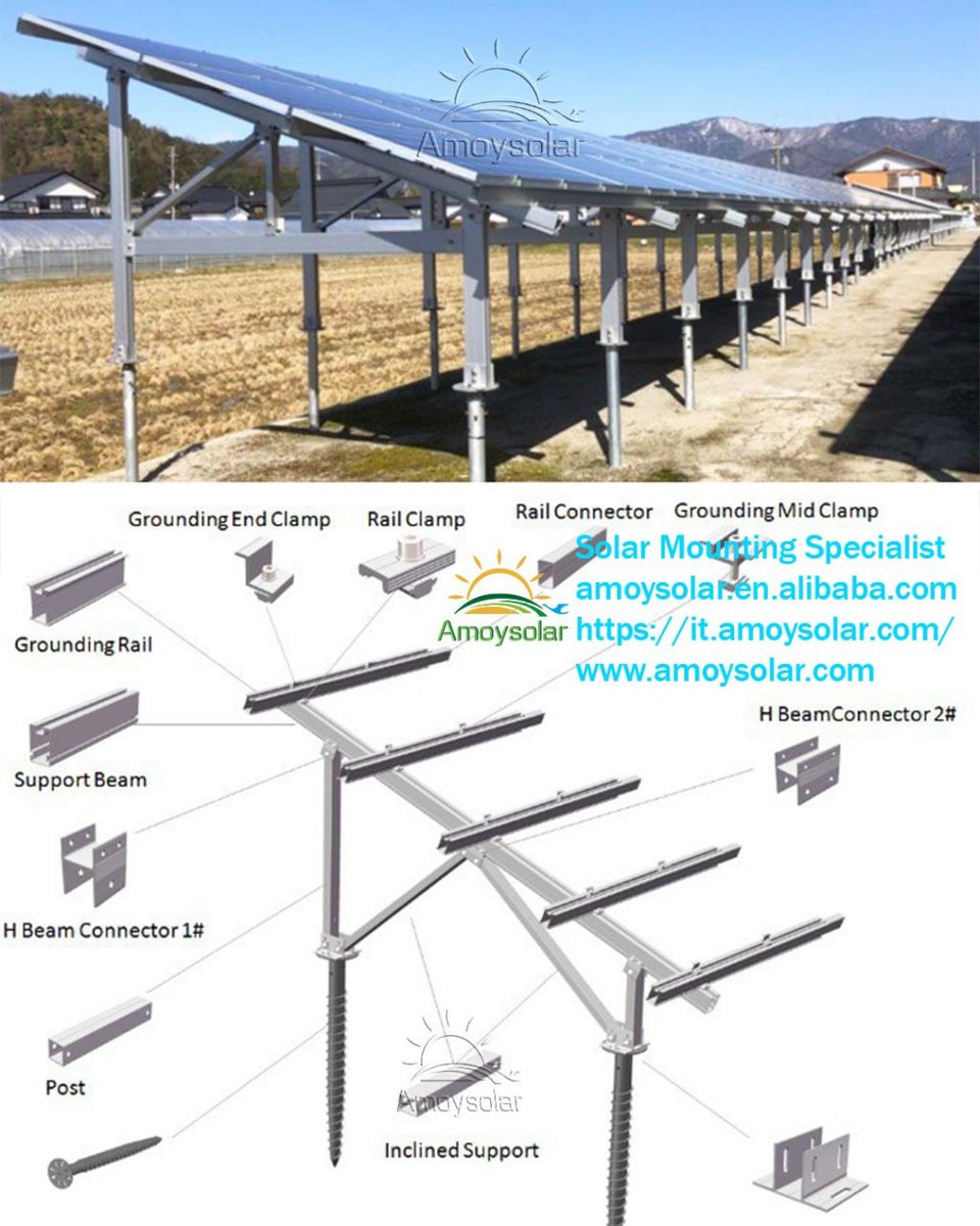 amoysolar2's tweet image. Aluminum Solar Ground Mounting System — Strength, Flexibility &amp;amp; Reliability! Our Aluminum Solar Ground Mounting System provides a durable and efficient solution for commercial, municipal, and large-scale solar projects. 
#Amoysolar #solar #SolarMounting