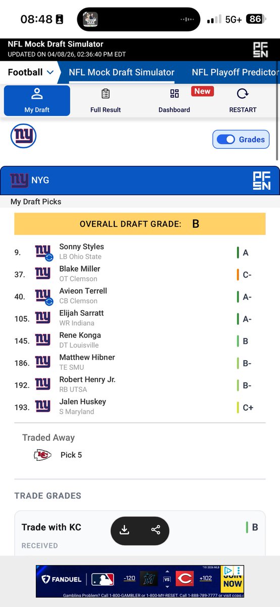 Mock draft 3.0