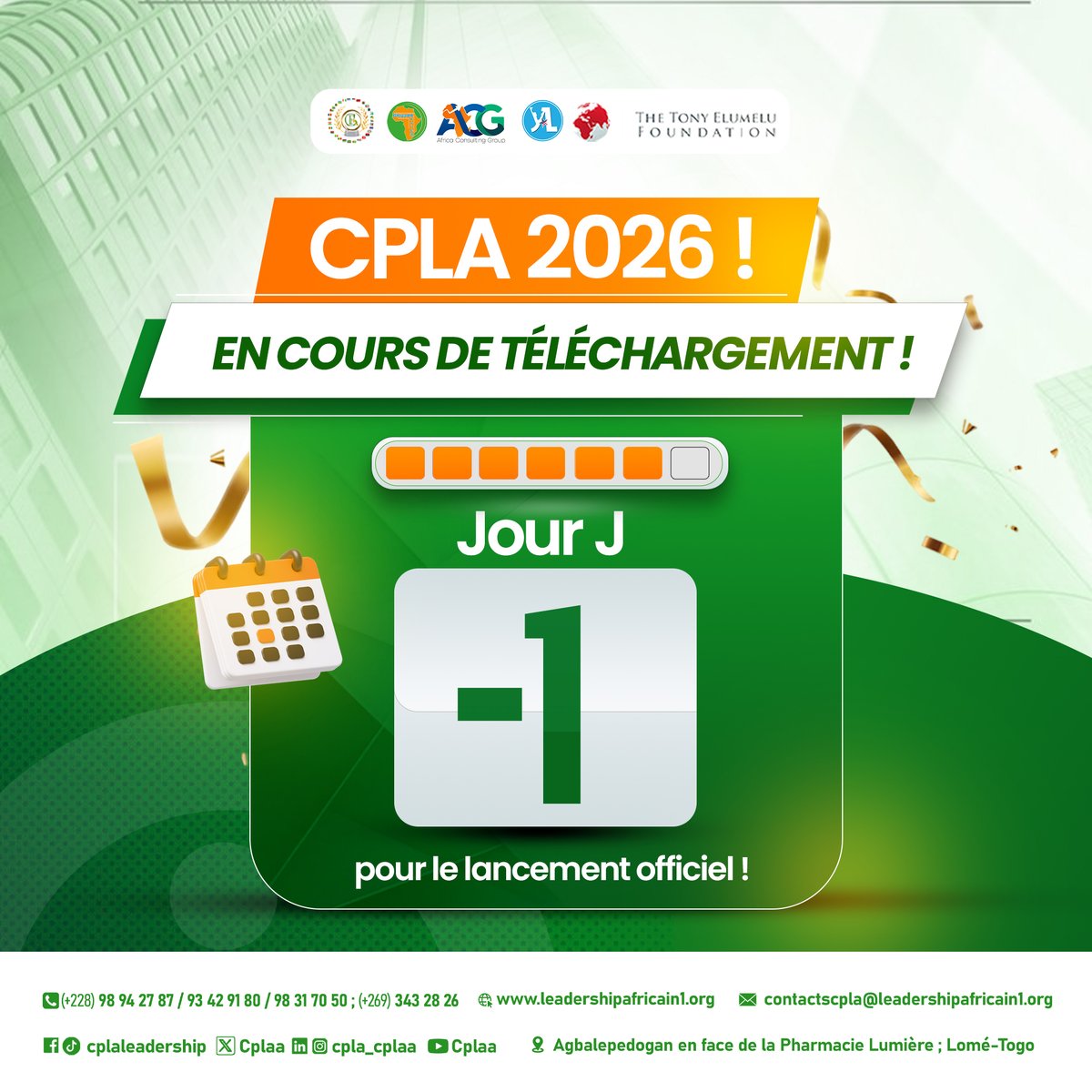 🔴🟢🟠
Demain. C'est demain.

Le chargement est à 99 %. Demain, tout commence.

Partagez ce post . Taguez celui ou celle qui doit absolument être là.
   ⤵️⤵️⤵️
linkedin.com/feed/update/ur…