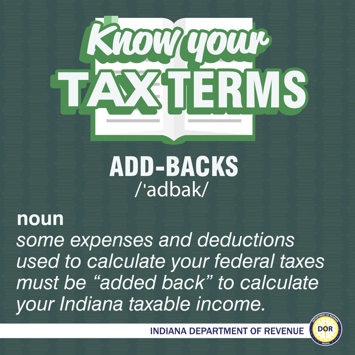 Indiana Dept. of Revenue tweet media