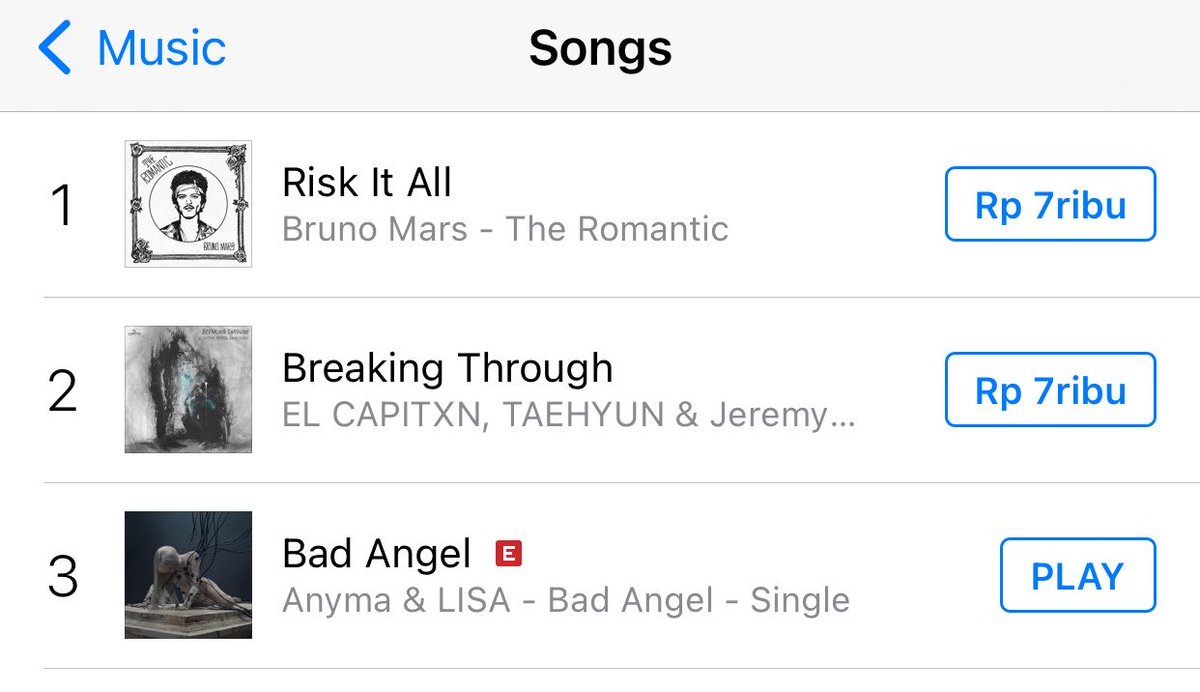 ITUNES STORE INDO LET’s GO!!!
#LISAxAnyma #BadAngel