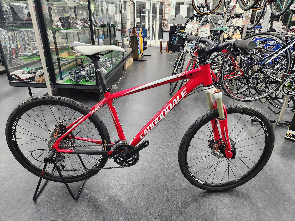 本日紹介の1品 CANNONDALEの｢TRAIL SL4｣ レッドカラーがもを引くハード 