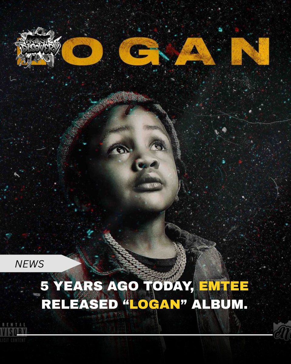 5 Years Ago Today Emtee Released “Logan” Album!🔥

What’s your favourite song on the album?