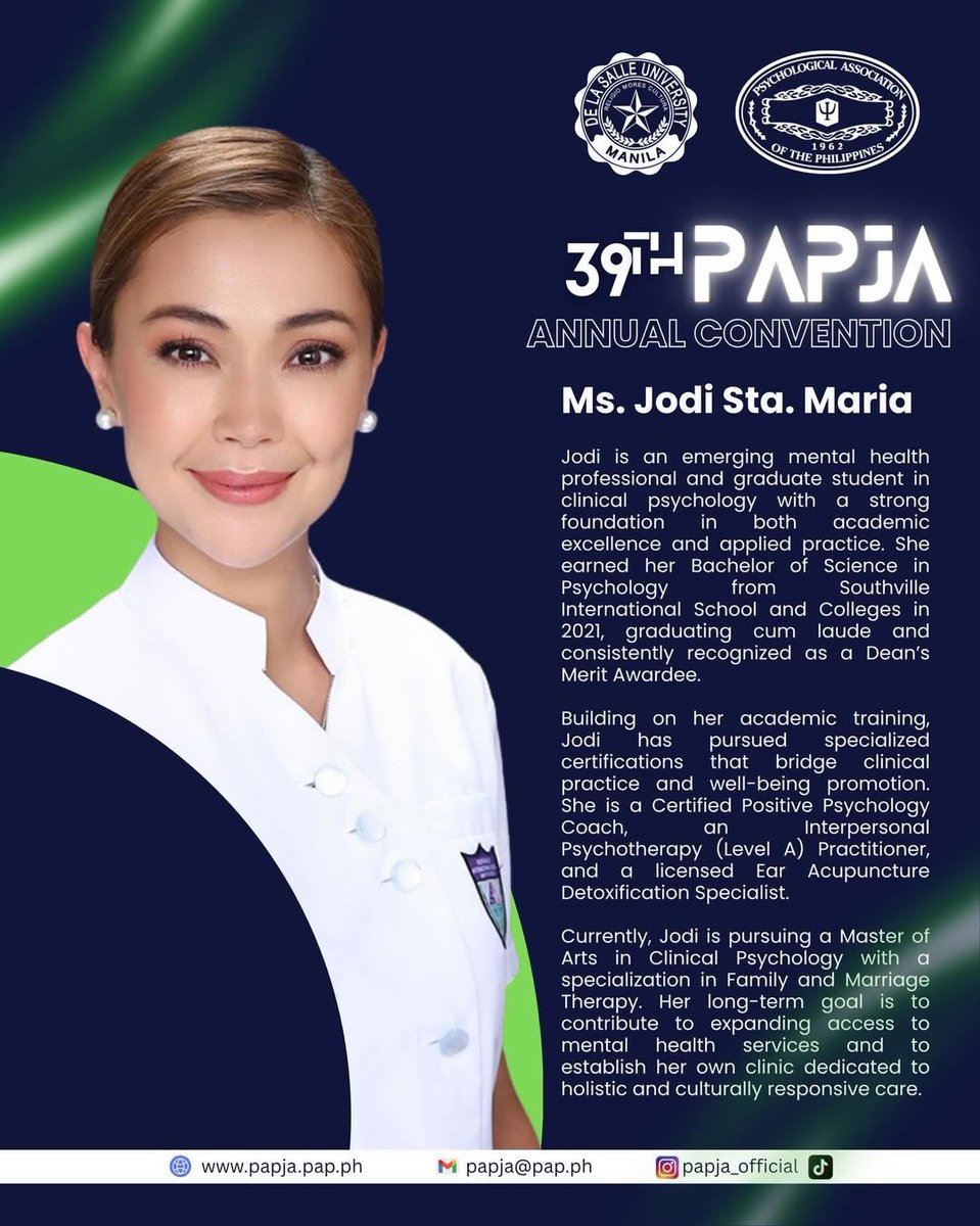 singlesforjodi's tweet photo. Our queen continues to inspire!✨

Ms. Jodi Sta. Maria will be the Keynote Speaker at the 39th PAPJA Annual Convention on April 27, 2026 at SMX Convention Center Manila.❤️

©️ papja_official IG | #JodiStaMaria https://t.co/bRnAKeSDGT