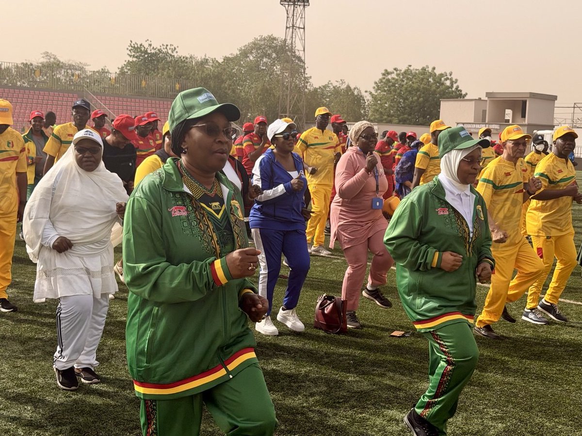 omsmali's tweet photo. 🇲🇱 Journée mondiale de la Santé au Mali
Célébrée au stade Mamadou Konaté sous la haute présidence de Mme la MSDS, avec une forte mobilisation des autorités et partenaires.
Sport, sensibilisation, dépistages gratuits et 4 semaines thématiques au service de la santé pour tous. https://t.co/kjEPDoutQ8