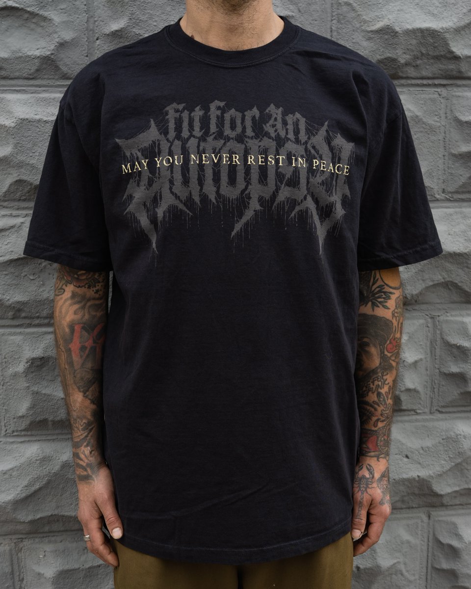 fitforanautopsy's tweet photo. MERCH DROP | THE WRETCH

Tees, long sleeves, hoodies. Grab yours now. https://t.co/QE1LtPPZNW https://t.co/PitfCjbKVX