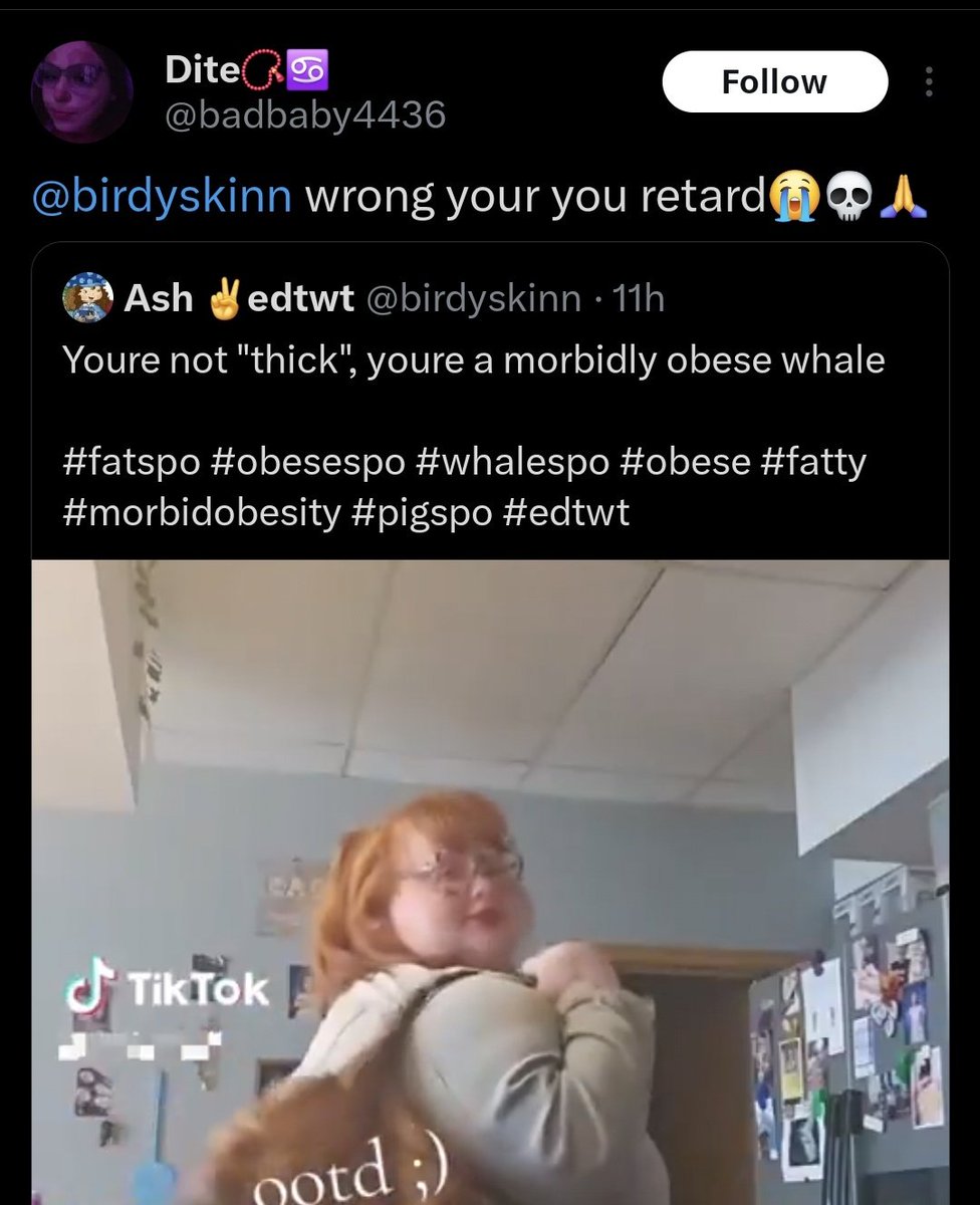 birdyskinn's tweet photo. Everyone point and laugh 😭🫵 dumbass https://t.co/PVRrI46OlJ
