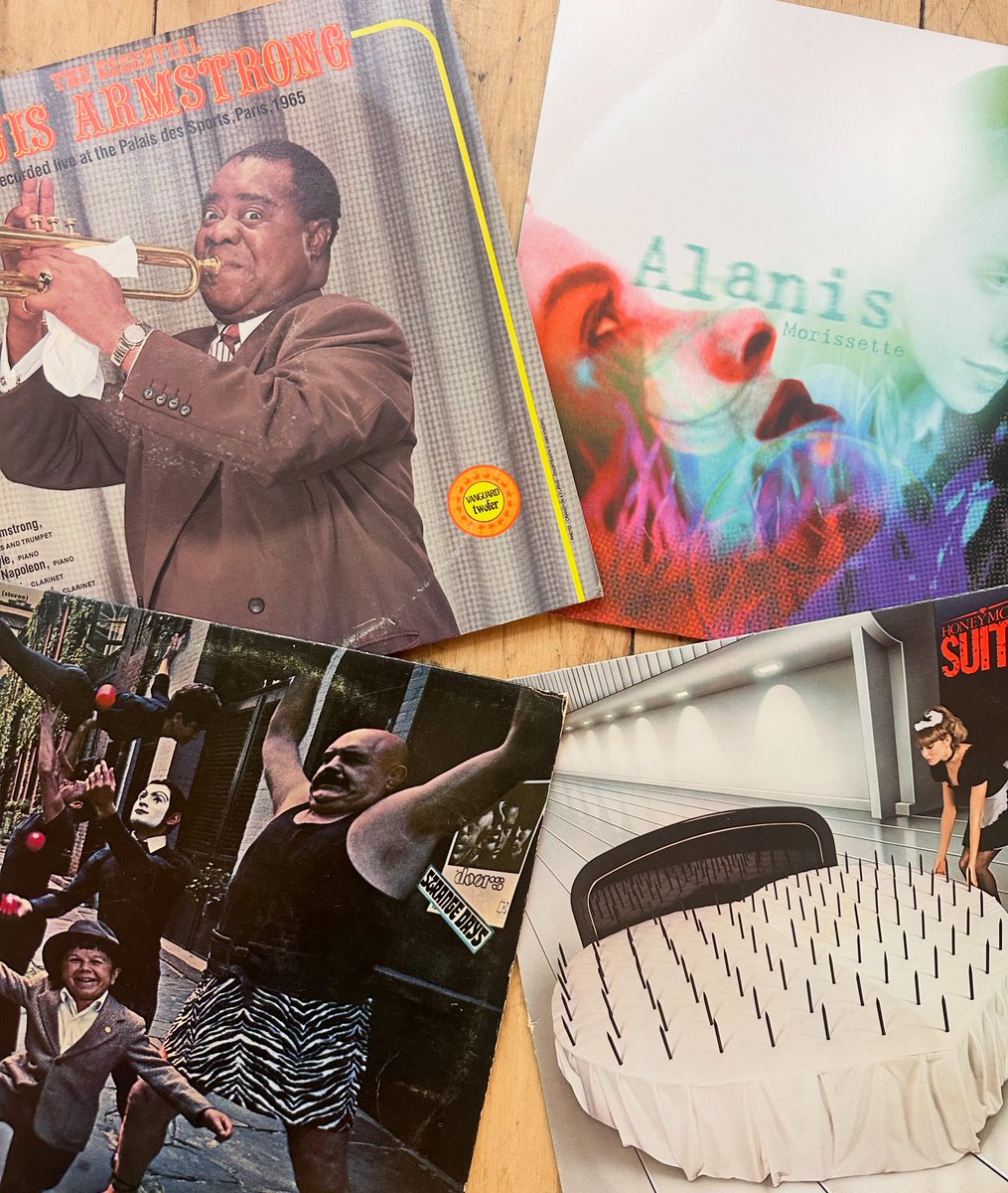 Get ready, your daily dose of Tunes coming up featuring great bands &amp; artists 🎵 
#louisarmstrong #alanismorissette #thedoors #honeymoonsuite #nostalgia