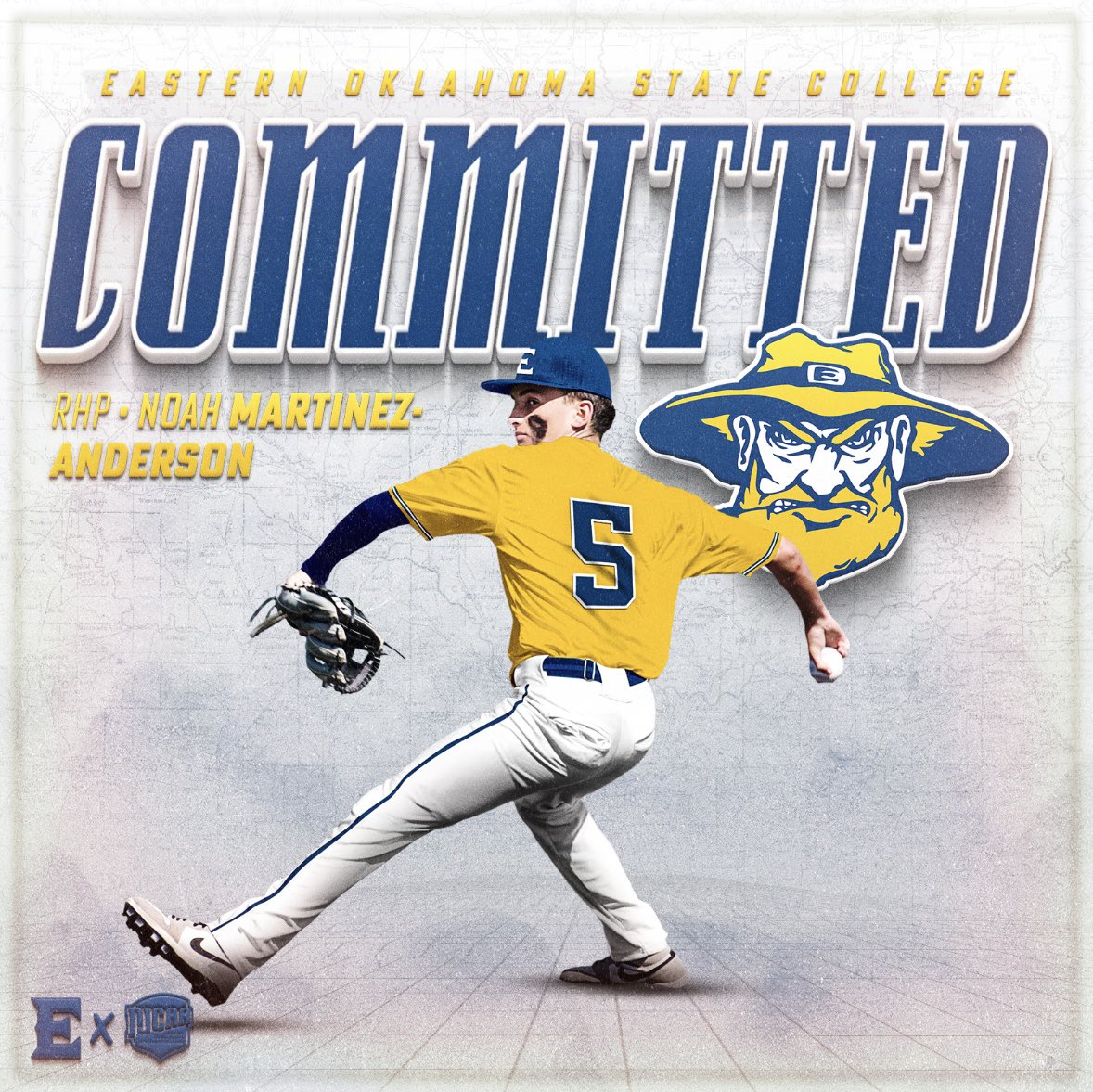 NoahMartinezAn1's tweet photo. Blessed to announce my commitment to @EOSC_Baseball, 
@every_cole 
@TCSPostGrad 
@RiskoMatt 
@BaseballKaizen https://t.co/XKESEar4QS