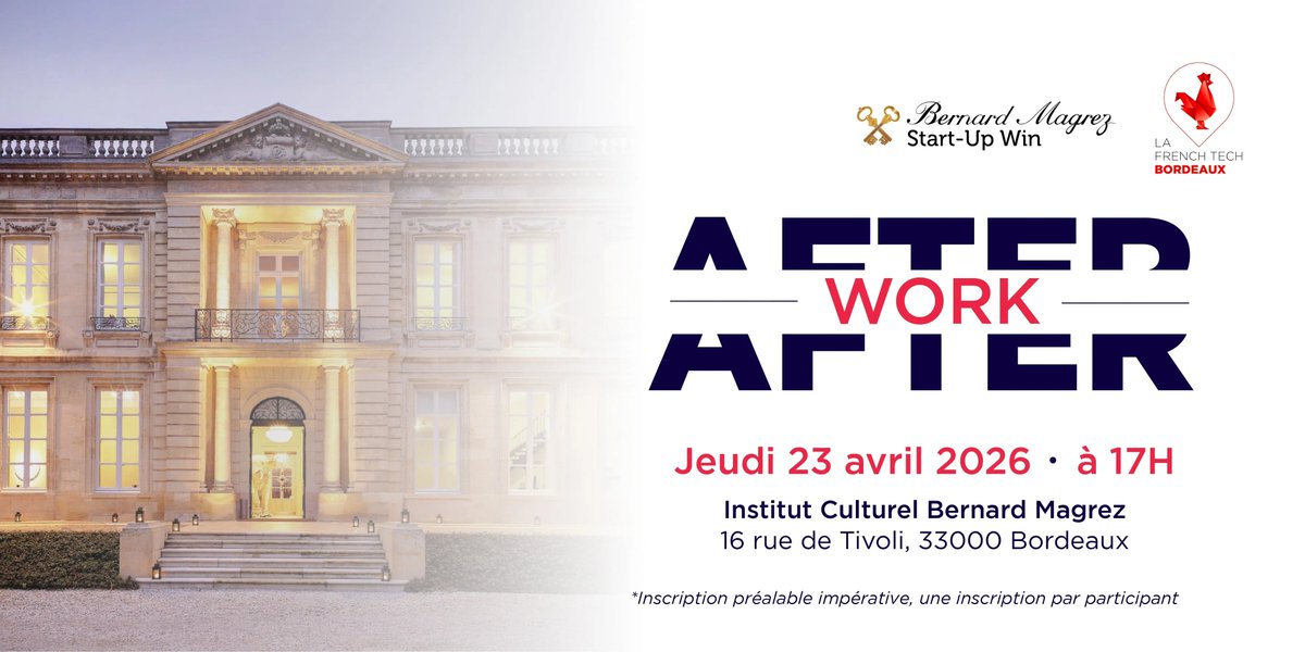 FrenchTechBdx's tweet image. 🔥 L’écosystème tech bordelais se donne rendez-vous le 23 avril à 17h !

🐓 La #FrenchTech #Bordeaux organise son afterwork adhérents &amp;amp; partenaires ! 

Un moment pour connecter et faire émerger de nouvelles opportunités 🤝

🎟️ Lien d’inscription dans la newsletter Adhérents