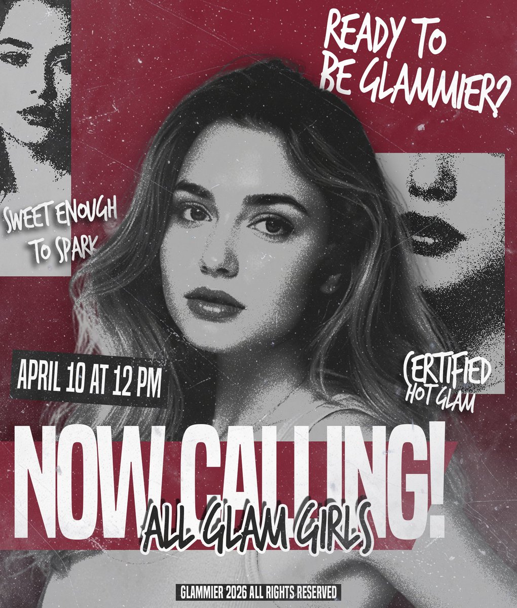 Uh, oh! You just stepped into 𝗚𝗟𝗔𝗠𝗥’s zone. Rumors said that we are about to look for hot-n-glam girls out there. Sadly, this isn’t for everyone. You’ve gotta be confident and know how to carry yourself to sit with us. If you feel like you belong… come and prove it! Xx. 💋