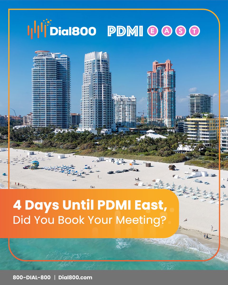 Dial800's tweet photo. This is your last chance to book a meeting before the event, when everyone gets busy. Together, we’ll make sure this summer season is your most measurable: https://t.co/wndf8jfR9k 

#PDMIEast #Dial800 #SummerCampaigns https://t.co/LTozLbWgYv
