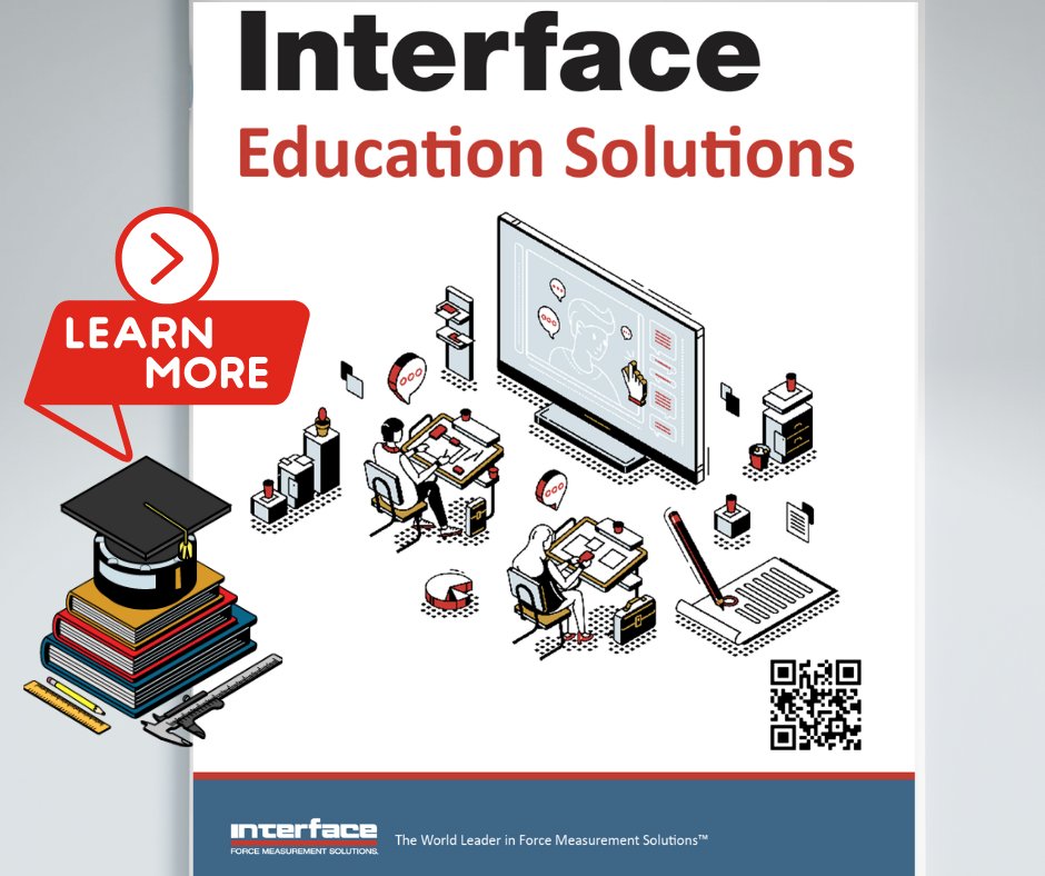 loadcells's tweet image. 🏫Interface supports educational institutions around the world with world-class sensor technologies for test and measurement. interfaceforce.com/wp-content/upl…  We offer a 10% discount on all products for higher-ed programs and students, from rocket testing to SAE projects. #LoadCells