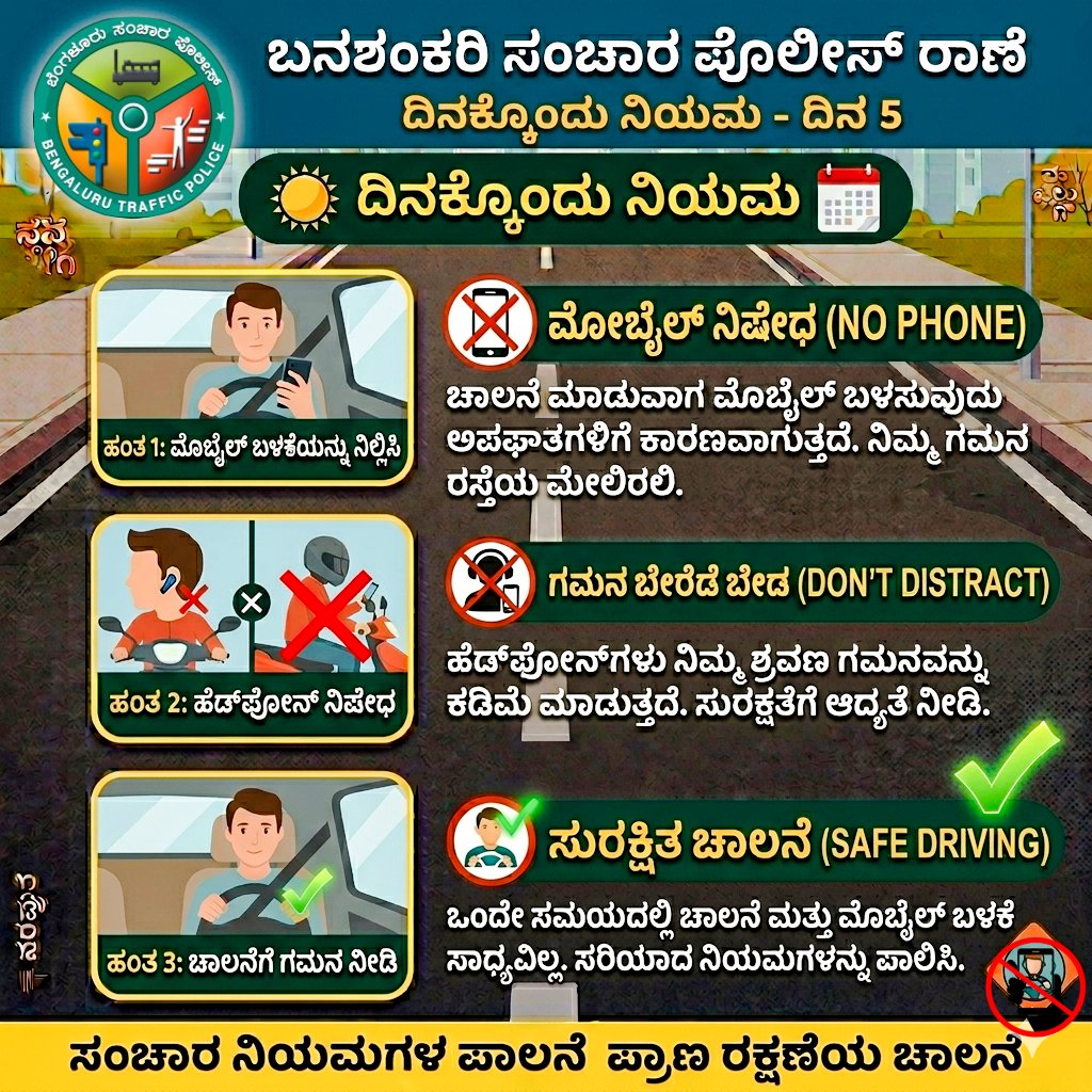 BANASHANKARI TRAFFIC BTP ಬನಶಂಕರಿ ಸಂಚಾರ ಪೊಲೀಸ್ ಠಾಣೆ tweet media