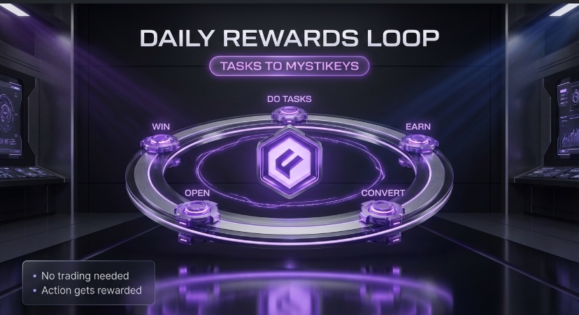 UniFy_io's tweet photo. π― Want daily rewards without trading or guessing?
Uni-Fy Task-to-Earn lets you complete simple tasks, earn points, convert to Unify XP, then turn that into MystiKeys π
Simple loop:
do tasks β earn β convert β open β win
#UniFy #TaskToEarn #MystiKeys #Web3ββ https://t.co/xKNG9Vf8pw