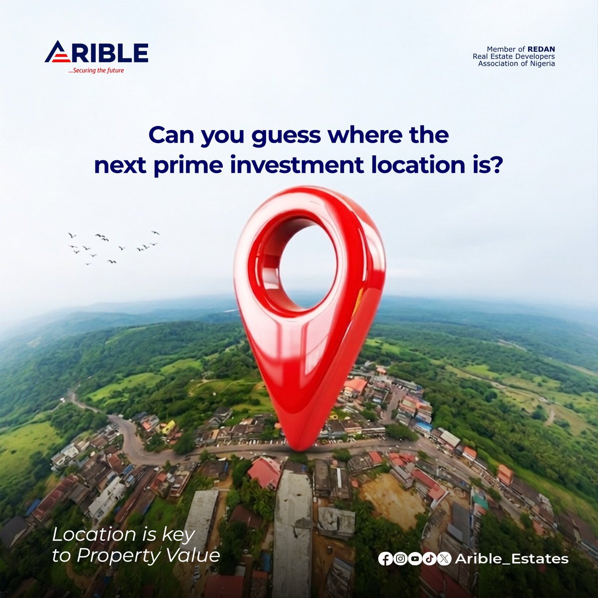 Arible_Estates's tweet image. Some people will see this post…
Ignore it…
And come back months later asking, “How much is it now?” 😅

Don’t be that person.

This location is next 📍🔥
Can you guess where it is? 👇

#AribleGroup #SmartMovesOnly #LandInvestment #futureaddress