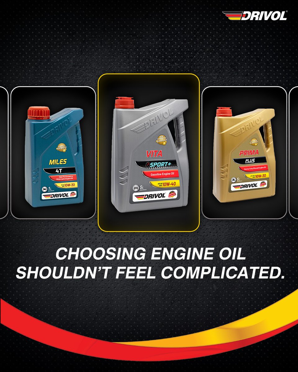 DrivolOfficial's tweet photo. On a busy shelf, no one has time to decode.

Smart packaging stands out, reads instantly, and drives quicker choices.

That’s why Drivol is designed to be noticed, understood, and picked up fast.

Visit: https://t.co/QkmD9IRl0T

#Drivol #EngineOil #Lubricants #EngineCare https://t.co/KA9C4DQW3n